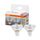 Osram Star Reflektor LED-Lampe für GU5.3-Sockel, klares Glas,Warmweiss (2700K), 345 Lumen, Ersatz für herkömmliche 35W-Leuchtmittel, nicht dimmbar, Double-Pack, Stil: 35W-Ersatz, Größe: 2 Stück, Mustername:: 36° Abstrahlwinkel, Farbe: 2700k Warmweiß