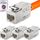 HB-DIGITAL 4x CAT 6a Keystone RJ45 Modul Buchse für starre LAN Kabel - GHMT Zertifiziert - 10 Gbit/s AWG 23-26 werkzeuglos LSA vollgeschirmt STP vergoldete Kontakte für Patchpanel Netzwerkdose, Größe: 4 Stück, Farbe: CAT 6a