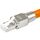 CAT 7 RJ45 Stecker 10 GBit/s 600 MHz Netzwerkstecker werkzeuglos PoE für CAT8 CAT7A CAT7 CAT6A Netzwerkkabel Verlegekabel Installationskabel AWG 22-24 LAN Kabel Crimpstecker Vergoldete Kontakte, Stückzahl: 1, Farbe: CAT 7