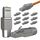 RedStar24 RJ45 Stecker Werkzeuglos CAT 7 – Netzwerkstecker für Verlegekabel AWG 22-24 – CAT7 CAT6a LAN Kabel Netzwerkkabel Ethernet – Geschirmt – LSA feldkonfektionierbar – 10 Gbps – 12 Stück, Größe: 12 Stück, Farbe: CAT.7