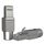 RedStar24 RJ45 Stecker Werkzeuglos CAT 7 – Netzwerkstecker für Verlegekabel AWG 22-24 – CAT7 CAT6a LAN Kabel Netzwerkkabel Ethernet – Geschirmt – LSA feldkonfektionierbar – 10 Gbps – 2 Stück, Größe: 2 Stück, Farbe: CAT.7