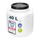 Garronda 40 Liter BPA-freies quadratisches Fass und Futtertonne Weithalsfass Wassertank und Behälter mit Deckel für Sauerkraut sowie Surfass Pökelfass für Fleisch GD-0088, Weiss, Größe: 40L, Farbe: weiß