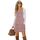 CUPSHE Damen Latzrock Quadratischer Ausschnitt Hosenträger Taschen Cord Latzkleid Overallkleid Freizeitkleider Corduroy Mini Dress, Größe: S, Farbe: Helles Violett