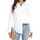 J.VER Bluse Damen Business Bügelfrei Langarmshirt Einfarbig Tops Kragen Baumwolle Oberteile Knitterfreies Damen Hemdbluse Mode Für Damenblusen, Größe: S, Farbe: Alle Weiß