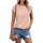 Cuptacc Damen T-Shirt Rundhals Kurzarm – Elegant & Atmungsaktiv, Größe: 3XL, Farbe: Rosa