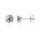 Limerencia Titan Ohrstecker für Damen Herren, G23 Implantat Ohrringe Hypoallergen Titan, Nickelfrei Medizinische Ohrstecker, 5 MM CZ Ohrringe für empfindliche Ohren Mode Damenschmuck, Größe: 5mm, Farbe: Weiß