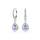 Swarovski Una Angelic Kollektion Tropfenohrringe, Stil: Drop Earrings, Farbe: Rhodiniert Blau