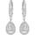 Swarovski Una Angelic Kollektion Tropfenohrringe, Stil: Una Ohrringe, Farbe: Silberfarben