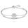 Swarovski Sublima Kollektion Armreif, Stil: Sublima Armreif Stil Zwei, Farbe: Silber, transparent