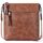 Roulens Mittel Damen Umhängetaschen, Leicht Damen Schultertasche aus Veganes Leder, Crossbody Bags für Frauen mit Verstellbar Abnehmbar Breiter Gurt, Farbe: A-Braun