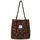 Bikasun Gross Umhängetasche Damen Cord Schultertasche Strandtasche Cord Tasche Crossbody Tasche Shopper Tote Bag Einkaufstasche Handtasche Shopper für Arbeit Einkaufen Schule, Farbe: Leopardenmuster
