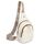 OSOCE Crossbody Damen Klein Brusttasche PU Leder Sling Bag Diebstahlsicher Crossbag Damen Schulterrucksack Vielseitige Umhängetasche für Reisen und mehr in Braun Weiss und Schwarz, Größe: S, Farbe: Weiß