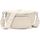 Rorimyth Bauchtasche Damen Beige Umhängetasche Damen Klein Veganes Leder Handtasche Crossbody Bag Gürteltasche Brusttasche Hüfttasche, Farbe: Beige