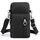 DuoLmi Umhängetasche Damen Klein, Crossbody Tasche für Damen, Nylon Handy Mini-Tasche Kleine Schultertasche Multifunktionale Handytasche, Handytasche zum Umhängen Damen, Farbe: #1 Schwarz