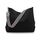 Prite Shopper Tasche Damen Gross Cord Tasche Tote Bag mit Verstellbarem Schultergurt für College Schule Arbeit Reisen Einkaufen, Farbe: 01 Schwarz