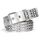 WHIPPY Nietengürtel Leder Metall Punk Rock Nietengürtel für Damen/Herren Punk-Ledergürtel Gotischer Gürtel Zubehör für Jeanshosen, Größe: 110cm(31"-36"), Farbe: G-sterling Silber