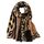 KRUIHAN Schal Damen Winter Schal Leopardenmuster Stola Damen Warm Schals & Tücher für Damen,Geschenke für Frauen, Farbe: Stil A-Braun