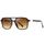 kimorn Retro Sonnenbrille für Damen Herren Trendy Retro Sonnenbrille Rechteck Rahmen Schatten K1649, Farbe: Schildkröte/Braun