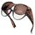 Face Shadow Polarisiert Überzieh Sonnenbrille über Normale Brille Damen UV400 Schutz, Übergross Überbrille für Brillenträger, Ultra Leicht für Fahren, Radfahren, Sport und Freizeit, Farbe: L-braun Leopard Rahmen/Braun Linse