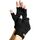 JYUYNY Fingerlose Handschuhe - Kaschmir Winter Warme Strick Handschuhe für Laufen, Radfahren, Fahren - Herren und Damen, Farbe: 1 Paar Schwarz