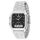 Casio Collection Unisex Retro Armbanduhr, Farbe: Silber/Schwarz