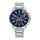 Tommy Hilfiger Multi Zifferblatt Quarz, Farbe: Silber-dunkelblau
