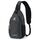 SKYSPER Schultertasche Brusttasche Leichte Sling Bag Klein Wasserfest Crossbody Umhängetasche zum Wandern Outdoor Sports Reise, Größe: 6L, Farbe: Urbanx6-schwarz