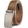 JUKMO Gürtel Herren, Ledergürtel Ratsche Automatikschliesse, 35mm Breit Gürtel, Größe: XL-116cm to 125cm Taille Verstellbar (Länge 145cm), Farbe: Achteck - Hellbraun