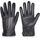 BISON DENIM Herren Thermo Winterhandschuhe Echtleder Handschuhe Touchscreen Lederhandschuhe Warme mit Fleece gefütterte Handschuhe Winddicht Wasserdicht, Größe: XL, Farbe: Bds168-1z-braun
