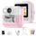 Kinderkamera Sofortbildkamera,Sofortbildkamera Kinder,1080P Digitalkamera Kinder mit 32GB Karte Druckpapier,Geburtstags Weihnachten Geschenke für Jungen und Mädchen 3-12 Jahre(Rosa), Farbe: Lila