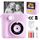 Kinderkamera Sofortbildkamera, 1080P Sofortbildkamera Kinder mit 32GB TF Karte,Druckpapier, Kamera Kinder Geschenke für Mädchen Jungen Alter 3-12 Jahre, Farbe: violett