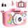 MYSTILUCK Kinderkamera, 1080P HD Digitalkamera für Kinder mit 2,0"-Bildschirm & 32GB-Karte, Fotoapparat-Spielzeug für Jungen & Mädchen, Kinder 3-12 Jahre Weihnachten & Geburtstag, Farbe: Rosa