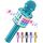 MicQutr Karaoke Mikrofon Kinder, Drahtloses Bluetooth Mikrofon mit LED, Geschenke Mädchen 3-12 Jahre, Tragbares Karaoke Maschine zum Singen, Mikrofonspielzeug für Kinder Geburtstagsfeier (Rosa), Farbe: Blau