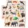 QUOKKA Spielzeug Puzzle ab 1 2 Jahre - 3 Set Montessori Holz Steckpuzzle für Kinder ab 3 4 - Realistischer Tiere Holzpuzzle ab 2 Jahre - Lernspielzeug für Mädchen and Jungen, Farbe: Real3