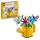 LEGO Creator 3in1 Flowers in Watering Can Toy to Welly Boot to 2 Birds on a Perch, Animals Set for Girls, Boys & Kids, with 3 Butterfly Toys, Makes a Great Desk Accessory, Nature Gift 31149, Farbe: Flowers in Watering Can 31149