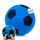 alldoro Schaumstoffball, Ø 20 cm, extra weiche Softbälle, Fussball für Kinder ab 0 Jahren, leise & leicht, Ball für Indoor & Outdoor, Größe: 1 Stück, Farbe: Blau