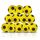 alldoro Schaumstoffball, Ø 20 cm, extra weiche Softbälle, Fussball für Kinder ab 0 Jahren, leise & leicht, Ball für Indoor & Outdoor, Größe: 12er Set, Farbe: Gelb