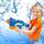 Wasserpistole Kinder – 1200ML Wasserspritzpistole mit 8–10m Reichweite, Outdoor Spielzeug für Sommer, Strand, Pool & Garten – Wasserblaster grosse reichweite für Jungen & Mädchen (Blau), Farbe: Blau