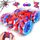 Kssvzz Spider Ferngesteuertes Auto ab 3-10 Jahre, 2.4GHz Doppelseitig RC Auto mit USB-C Wiederaufladbarer Akku/360°-Drehung/Kühles Licht, 4WD RC Car Spielzeug ab 3 4 5 6 7 8 9 Jahre Junge, Farbe: Rot Stuntauto