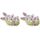 NICI Kuscheltier Hase grau 12 cm – Stofftier aus weichem Plüsch, niedliches Plüschtier im Körbchen zum Kuscheln und Spielen, für Kinder & Erwachsene, 48706, tolle Geschenkidee, hellgrau, Größe: 12 cm (Packung mit 2), Farbe: Grau
