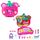 Polly Pocket Erdbeer Bärchen Schatulle - inklusive 2 Puppen, 12 Accessoires und 5 Motiven zum Geschichtenerzählen drehbare Augen und tollem Garten-Spielplatz, für Kinder ab 4 Jahren, HRD35, Farbe: Erdbeer Bärchen Schatulle