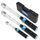 DISEN 3-tlg Drehmomentschlüssel Set, ±3% Fehlergenauigkeit, 1/2", 3/8", 1/4", Bidirektionaler Ratschenkopf für Auto Motorrad Fahrrad Mit Kalibrierzertifikat & Aufbewahrungskoffer, Größe: 3-Piece (1/4" 3/8" 1/2") 2-230Nm, Farbe: Blau