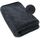 Airlab Mikrofaser Trockentuch XXL, Mikrofasertuch Auto Tuch 90x60 cm zum Trocknen, Saugstarkes Poliertuch Reinigungstuch für Autopflege, Fusselfrei & Kratzfrei, Schwarz, Farbe: 1er-set, Schwarz