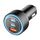 Zigarettenanzünder USB C Auto Ladegerät Adapter, 65W 3 Port Car Charger 12V USB Adapter Auto Steckdose KFZ Ladegerät USB C PD & QC3.0 Schnellladung für iPhone Samsung Telefon Autogeräte, Farbe: Grau