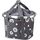 KLICKfix Unisex Fahrradtasche, Mustername:: Single, Farbe: Bubble Anthracite