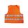 APA 86054 Warnweste EN ISO 20471 orange, Größe: XL (Packung mit 3), Farbe: Orange