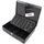 HMF 10015-02 Geldkassette abschliessbar mit Münzzählbrett | 30 x 24 x 9 cm | Schwarz, Farbe: Petrol