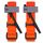 RHINO RESCUE Tourniquets, Einhändig Erste-Hilfe-Set für Notfallblutungen, Militärischer, Lebensrettender Nofallsanitäter für Gefechte im Freien Feld Taktisch mit Kunststoffwinde，2PCS Orange, Größe: 2 Stück, Farbe: Orange