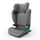 Kinderkraft JUNIOR FIX 2 PRO Kindersitz 100–150 cm, Verstellbare Kopfstütze, H-GUARD, SPS, ISOFIX und Gurtmontage, Atmungsaktiver AIR FLOW Bezug, Einfaches Anschnallen, Grau, Stil: JUNIOR FIX 2 PRO, Farbe: Grey