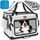 TRESKO® Hundebox faltbar inkl. Leckmatte, Spatel & Reflektoren XXXL 102x69x69cm | Transportbox für Hunde und Katzen | Hundetransportbox Auto für kleine & grosse Hunde | Hundetasche robust Grau, Größe: XXXL (102x69x69cm), Farbe: Grau